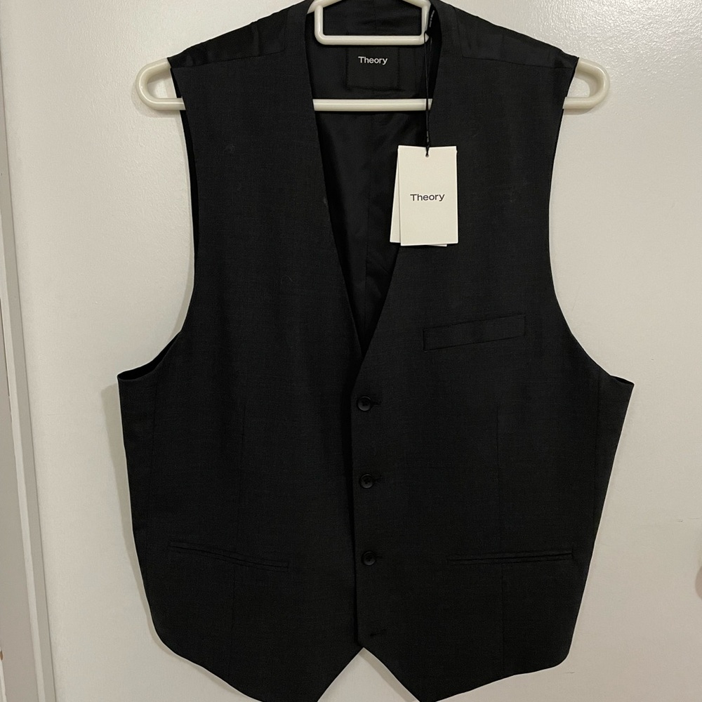 Theory Black Vest